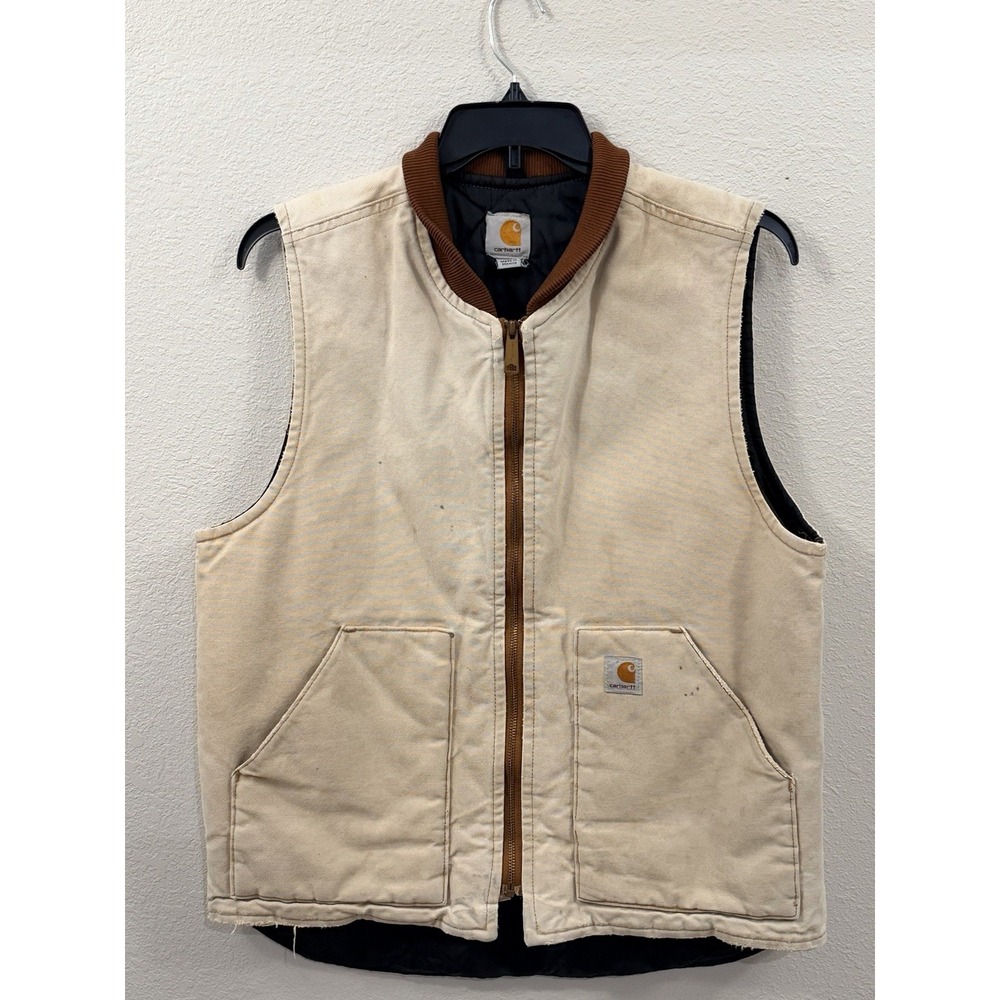 VTG Carhartt Vest Quilt Lined V01 BRN Men's LT